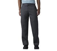 Dickies D/Knee Work Pantalones, Negro carbón, W33 / L30 (ES 44) para Hombre