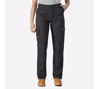 Dickies Diario Flexible Ropa de Trabajo Utilidad Pantalones Mujer Negro