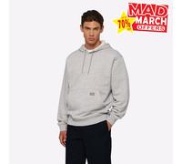 Dickies Diario Hombre Confort Casual Clásico Jersey Polar con Capucha Gris