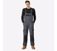Dickies Diario Hombres Trabajo Mono Seguridad Ropa Babero Y Tirantes Gris