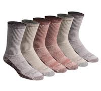 Dickies Dri-Tech - Calcetines altos para hombre, con control de humedad, disponibles en tallas M-XXL (6, 12, 18 pares), Natural Twist Surtido (6 pares), Large
