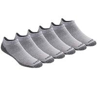 Dickies Dri-tech - Calcetines invisibles para hombre, con control de humedad, disponibles en tallas M-XXL (6, 12 pares), Gris (6 pares), X-Large