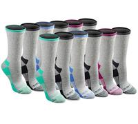 Dickies Dri-Tech Essential - Calcetines para mujer con control de humedad, Gris surtido (12 pares), S