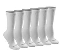Dickies Dri-Tech Essential Moisture Control Crew Calcetines para mujer disponibles en S-XL (6 12 blanco slido (6 pares) pequeo