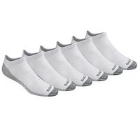 Dickies Dri-Tech Moisture Control No Show/Low Cut Socks, Available in M-XXL (6, 12 Pairs) Calcetín Casual, Blanco (6 Pares), Large (Pack Hombre