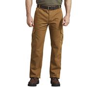 Dickies Duck Cargo Pant, Pantalones de Utilidades de Trabajo Hombre, Marrón (Stonewashed Brown Duck), 36W / 30L