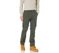 Dickies Duck Cargo Pant, Pantalones de Utilidades de Trabajo Hombre, Verde (Stonewash Olive Green), 34W / 30L