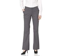 Dickies Flat Front Stretch Twill Pant Slim Fit Bootcut Khakis, Carbón V1, 46 para Mujer