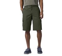 Dickies Flex-Pantalón Corto Cargo de Ajuste Relajado de 13 Pulgadas, Olive Green V1, 48 para Hombre