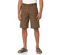 Dickies Flex Regular Fit Plaid Flat Front 11in Shorts Pantalones Cortos Informales, Seta, 30 Hombres