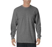 Dickies Heavyweight Ls Pocket Tee Relaxed, Camiseta Hombre, Heather Gray, M