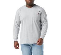 Dickies Heavyweight Ls Pocket Tee Relaxed, Camiseta Hombre, Heather Grey, S