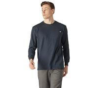 Dickies Hombre, Camiseta en Tejido Grueso de Manga Larga con Bolsillo, Navy Talla únicaCURO, S