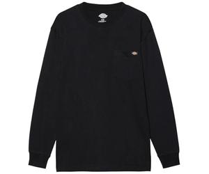 Dickies Heavyweight Ls Pocket Tee Relaxed, Camiseta Hombre, Negro (Black), S