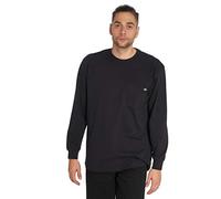 Dickies HEAVYWEIGHT LS POCKET TEE RELAXED, Camiseta para Hombre, Negro (BLACK), XL