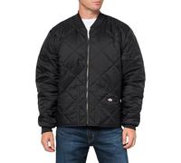 Dickies Hombre, Cazadora con diseño acolchado a rombos, negro, M