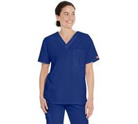 Dickies Hombre EDS Signature Unisex V-Neck Matorral Top, Galaxy Blue, Medium