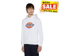 Dickies Hombre Icon Logo Informal Sudadera Moda Top Sudadera Blanco (Ajustado)