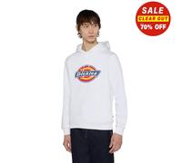 Dickies Hombre Icon Logo Informal Sudadera Moda Top Sudadera Blanco (Ajustado)