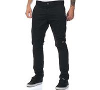 Dickies Hombre, Pantalón utilitario con doble rodillera de corte recto ceñido, negro, 32W / 30L