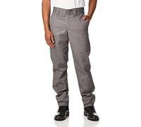 Dickies Hombre, Pantalón utilitario de corte cónico ajustado, GRIS GRAVA, 32W / 32L