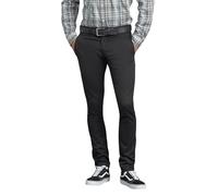 Dickies Hombre, Pantalón utilitario de corte recto ceñido, negro, 36W / 30L