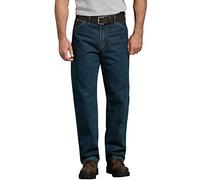 Dickies Hombre, Vaquero utilitario de corte holgado, CAQUI TEÑIDO, 40W / 30L