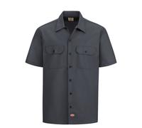 Dickies Hombres Camisa Casual Manga Corta Original Fit con Botones Trabajo 1574