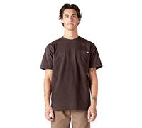 Dickies - Hombres WS450 Heavyweight Crew Neck tee, X-Large, Chocolate Brown