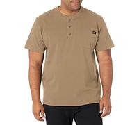 Dickies - Hombres WS451 Heavyweight Henley, 2X-Large, Khaki