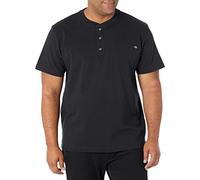 Dickies - Hombres WS451 Heavyweight Henley, X-Tall, Black