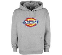 Dickies Icon Logo Hoodie, Sudadera con Capucha Hombre, Grigio Sport, XS