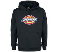 Dickies Icon Logo Hoodie, Sudadera con Capucha Hombre, Nero, XXL