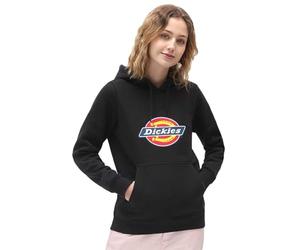 Dickies Icon Logo Hoodie W Sudadera con Capucha, Nero, L para Mujer
