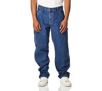 Dickies Jeans de Carpintero de Ajuste Recto para Hombre, Grandes, relajados, Rectos, carpinteros, Azul (Indigo Blue), 44 W/34 L