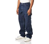 Dickies Jeans de Carpintero de Ajuste Relajado para Hombre, Azul (Indigo Blue), 42W/34L
