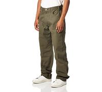 Dickies Jeans de Carpintero de Pato Lijado para Hombre, Verde (Moss Green), 40W x 30L