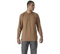 Dickies L/S HEAVYW HENLEY, Camiseta para Hombre, Marrón (BROWN DUCK), XL