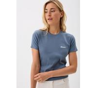 Dickies LEWISTOWN EMBRO SS TEE W S Azul
