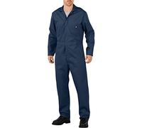 Dickies Long Sleeve Flex Coverall Camisa Henley, Azul Marino Oscuro, S-XL para Hombre
