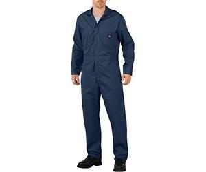 Dickies Long Sleeve Flex Coverall Camisa Henley, Azul Marino Oscuro, S-XL para Hombre