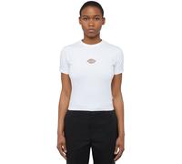 Dickies Maple Valley Camiseta Clásica Para Mujeres Con Logo Blanco