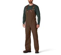 Dickies Mens Bib Overalls, 34W x 30L, Rinsed Timber