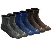 Dickies Men's Dri-tech Moisture Control Quarter Socks Multipack