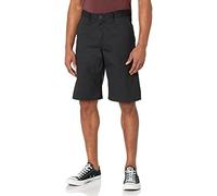 Dickies Men's Flex Active Waist Regular Fit Flat Front 11in Shorts, Black