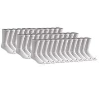 Dickies Men's Multi-Pack Cotton Blend Cushioned Work Crew Socks (18, White (36 Pairs), Shoe Size: 6-12