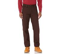 Dickies Men's Relaxed Fit Straight-Leg Duck Carpenter Jean Jeans, Rinsed Chocolate Brown V1, 34W / 34L para Hombre