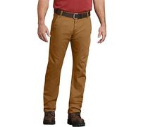Dickies Men's Tough MAX Carpenter Pant, Stonewashed Brown Duck, 30 30