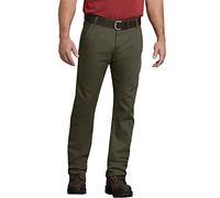 Dickies Men's Tough MAX Duck Carpenter Pant, Stonewashed Moss, 38 34