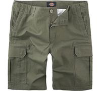 Dickies Millerville Short Hombre Pantalones Cortos Verde 38, 100% algodón, Regular